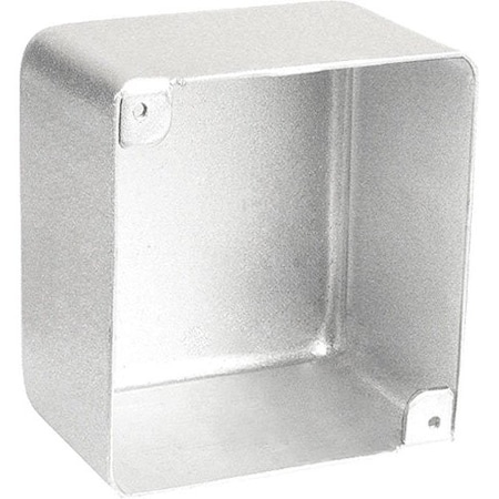 Southwire Electrical Box, 30.3 cu in, Square Box Type, 4 Gangs, Steel, Square Shape 52171-BLNK